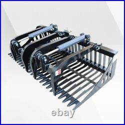 skid steer skeleton grapple bucket|best skid steer grapple bucket.